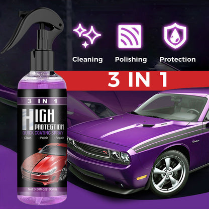 🔥HOT SALE🔥3 in 1 High Protection Quick Car Coating Spray