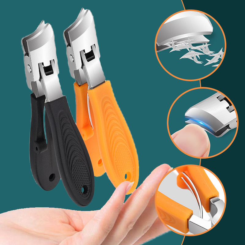 🔥New Hot Selling❤️‍🔥Wide Jaw Opening Anti-Splash Slanted Nail Clipper