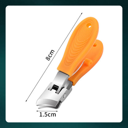 🔥New Hot Selling❤️‍🔥Wide Jaw Opening Anti-Splash Slanted Nail Clipper