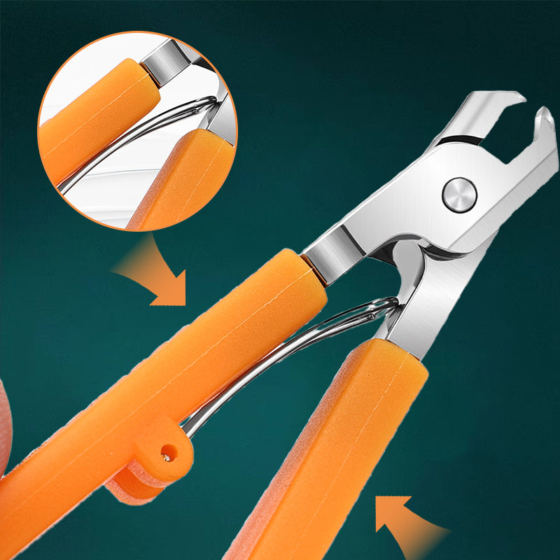 🔥New Hot Selling❤️‍🔥Wide Jaw Opening Anti-Splash Slanted Nail Clipper