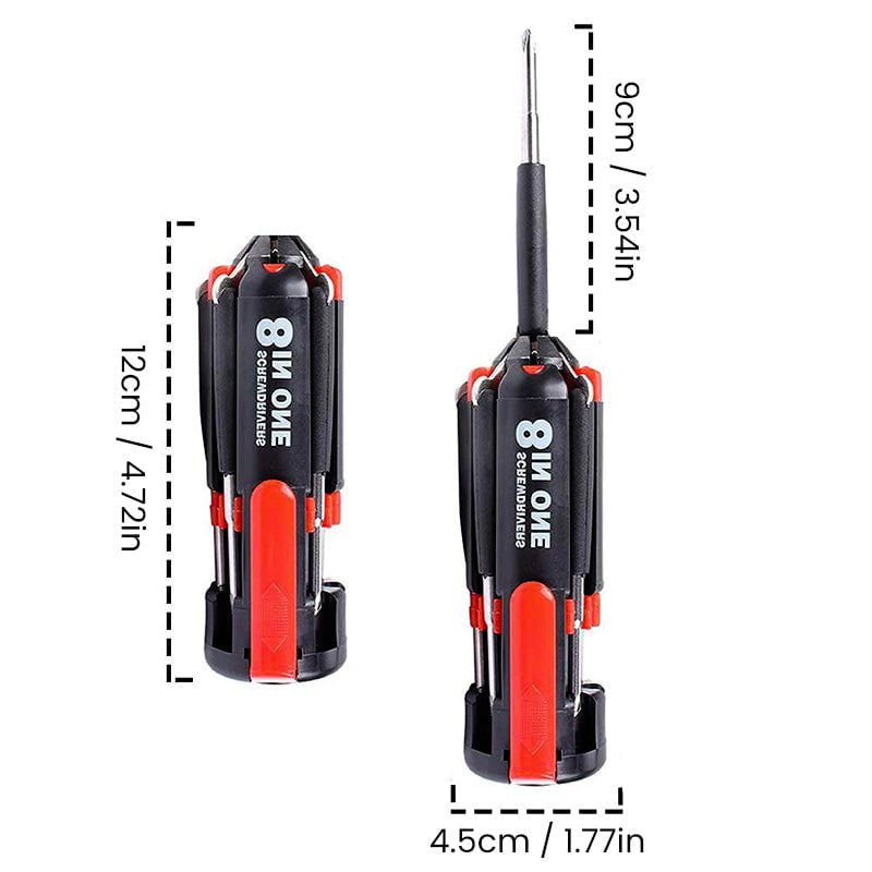 🔥Promotion 50%OFF🔥🪛🔧8-in-1 screwdriver with LED torch💡