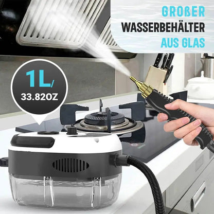 🔥 50% RABATT! 💨 INDUSTRIE-DAMPFREINIGER 2500W - Chemiefreie Desinfektion & Fettlösung, Ideal für Küchen, Klimaanlagen und Maschinen, UL-Zertifiziert 🌟🧼