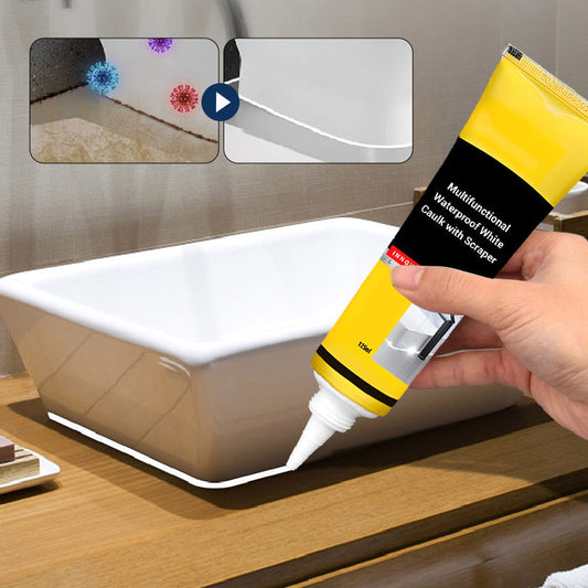 💥Multifunctional waterproof white sealant with scraper