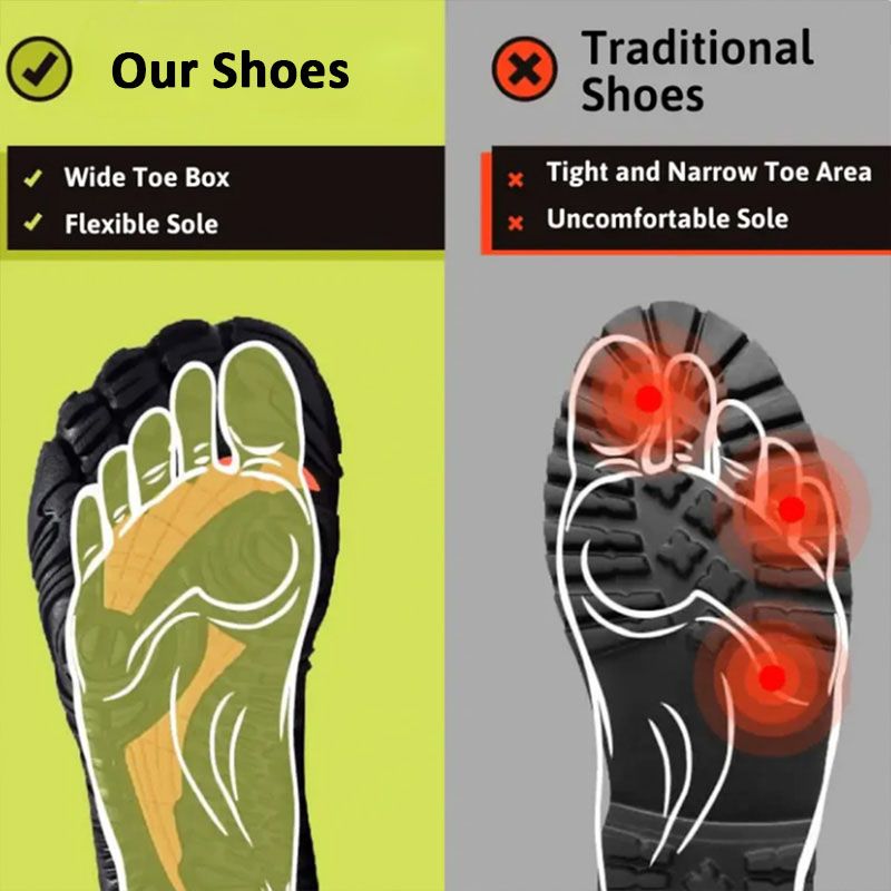 Non-slip & Waterproof Winter Barefoot Shoes (Unisex)