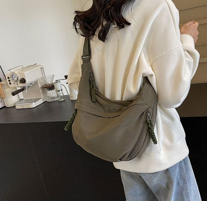 😍Designer Direct Sales👜Women's Fashion Plain Colour Crossbody Hobo Bag