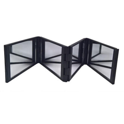Multi Angle Folding Mirror for Self Hair Cutting - Head Back View Available