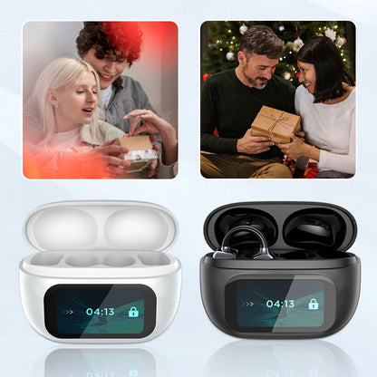 ⏳65% off for a limited time 💥 High-tech headphones for 2035 🎧 Smart Translator Headphones with Ear Clips and Smart Colour Screen