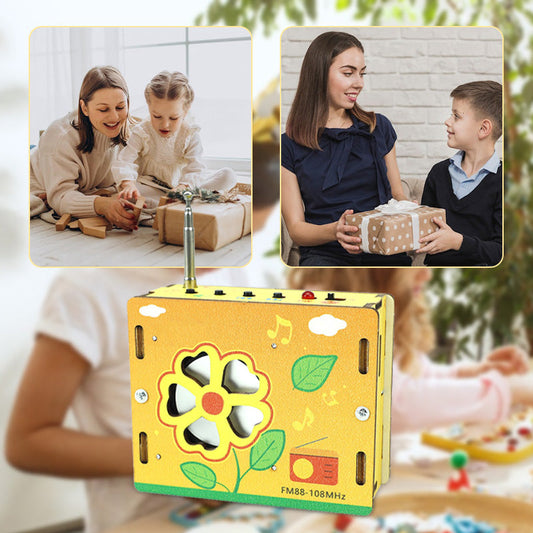 Selbstgemachtes Lernspielzeug für Kinder: Mini-Radio