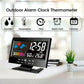 ✨⏰ Letzter Tag der Aktion 50 % 🔥 Digitaler LED-Temperatur- und Luftfeuchtigkeitsmesser Wettervorhersage LED-Zähler Wecker