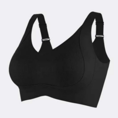 Damen ungenähtes, unterstützendes Wireless-BH in Plus-Size