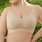 Damen ungenähtes, unterstützendes Wireless-BH in Plus-Size