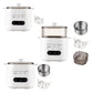 Mini multifunctional egg cooker set with smart touch panel