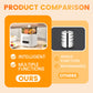 Mini multifunctional egg cooker set with smart touch panel