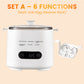 Mini multifunctional egg cooker set with smart touch panel