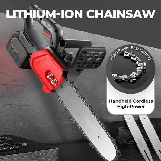 💥Bestseller available again! 🔥Cordless chainsaw with high-performance lithium battery - 🎁Gift tool set for a limited time!