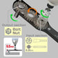 19 mm Abweichungsadapter mit 17/21 mm Sockets