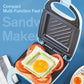 Compact multifunctional sandwich maker with quick heating function
