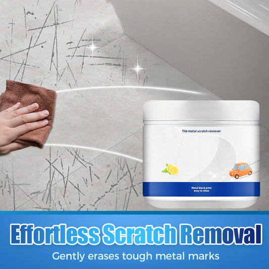 Powerful scratch remover for tiles