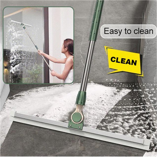 💧 50% OFF! ✨ Multifunctional silicone broom – dry/wet cleaning, removes lint and hair from all types of floors 🏠🧹