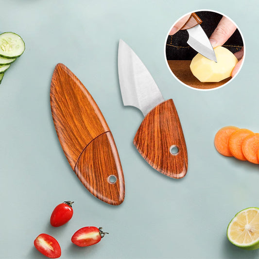 [Creative Gift] Stainless steel fruit pocket knife success