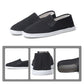 Men's breathable fabric slip-on work shoes