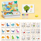 Magnetic dress-up puzzles for children