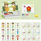 Magnetic dress-up puzzles for children