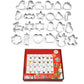 24-teiliges Weihnachts-Ausstechformen-Set aus Edelstahl