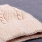 All-in-One-Strickmütze und Schal