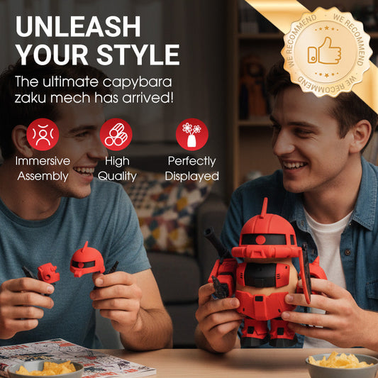 Magnetische Montage Capybara Mecha-Figur
