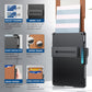 💼 50% RABATT JETZT ! 💖 Schlanke Herren-Lederbrieftasche – Pop-up-Kartenhalter, RFID-Blockierung & Elegantes Design 🔒
