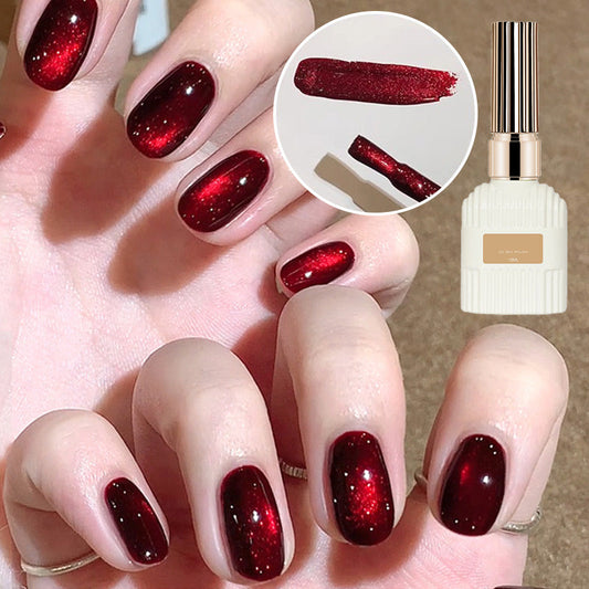 💅 KAUFE 2 ERHALTE 1 GRATIS! ✨ Glänzender Katzenaugen-Gel-Nagellack - Magnetischer Glanzeffekt & Langanhaltend, Perfekt für Salon-Maniküre zu Hause 🐾🎁