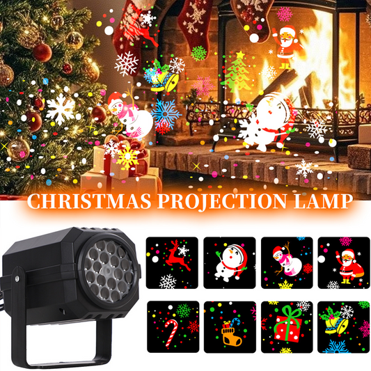 Rotierender LED-Weihnachtsmusterprojektor