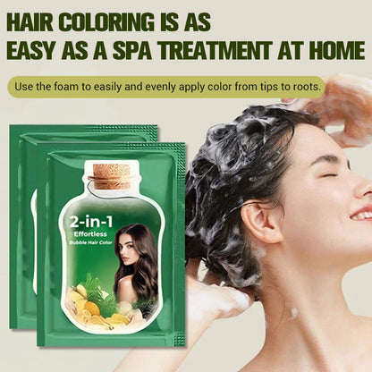 🎅Weihnachts-Sonderangebot: 50 % Rabatt🎁2-in-1 Mühelose Bubble-Haarfarbe