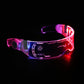 Ausgefallene LED-beleuchtete Cyberpunk-Brille