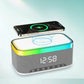 🎵 ALL-IN-ONE BLUETOOTH-LAUTSPRECHER – 15W Qi-Schnellladung • LED-Wecker • Ambientebeleuchtung • Klare Klangqualität
