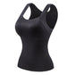 🎁Weihnachtsverkauf 50 % Rabatt Damen Thermo-Tanktop mit U-Ausschnitt und integriertem BH